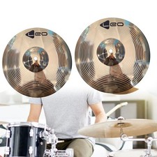 High Performance J-azz Drum Cymbals 8 And 10 Percussion Splash Crash H-i Hat
