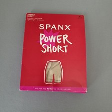 Spanx Higher Power Shorts Sz M High Waisted S...