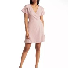 MADEWELL | Cross-Front Flutter-Sleeve Mini Dress Feminine | Small