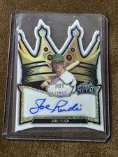JOE RUDI 2026 LEAF METAL DRAFT BASEBALL AUTOGRAPH 1/1 WHITE SHIMMER HIT KINGS