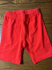 NWT Hanna Andersson Red Biker Shorts Girls Size 100 4