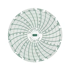 DICKSON C316 Circular Paper Chart, 7 day, 60 pkg 3NZZ1