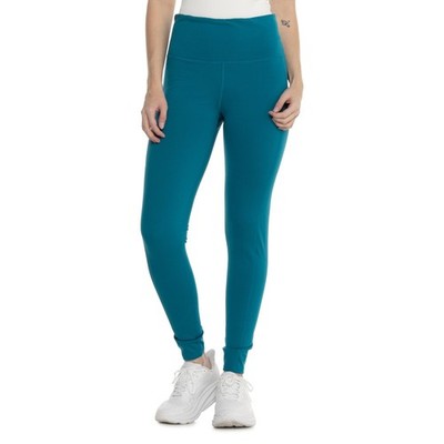 $90 Hot Chillys Women's Pocket Base Layer Bottoms -Aerial Blue-Medium -New Tags