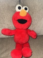 Tyco Sesame Street 1997 Vintage Toss  Tickle Me Elmo Talking 17  Plush Doll