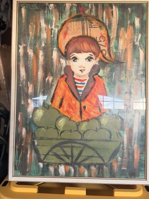 ''Enfant aux pommes vertes'' or ''Child with Green Apples'' by Francois Paris