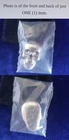 Reckless Metals 3D Savage Skull 1 Troy Oz 999 Fine Silver