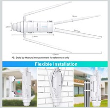 WAVLINK Outdoor AC1200 Gigabit Wireless Access Point ,WiFi Mesh Extender, IP65