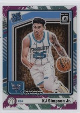 2024-25 Panini Donruss Optic Rated Rookie Jazz Prizm KJ Simpson Jr #294 0m89