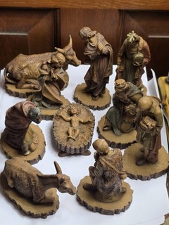 RR Roman Made In ITALY resin 10pc Nativity Set