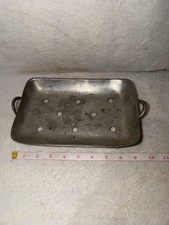 vintage aluminum perforated insert for a roasting pan Cute Shelf Decor