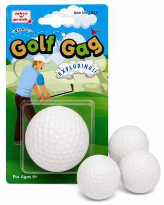 3er Pack explodierende Golfbälle lustige Golfgeschenke für Männer Wichtel lustig Erwachsene