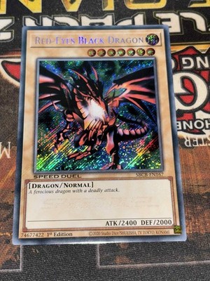 YUGIOH! Red-Eyes Black Dragon SBCB-EN167 Secret Rare Speed Duel NM