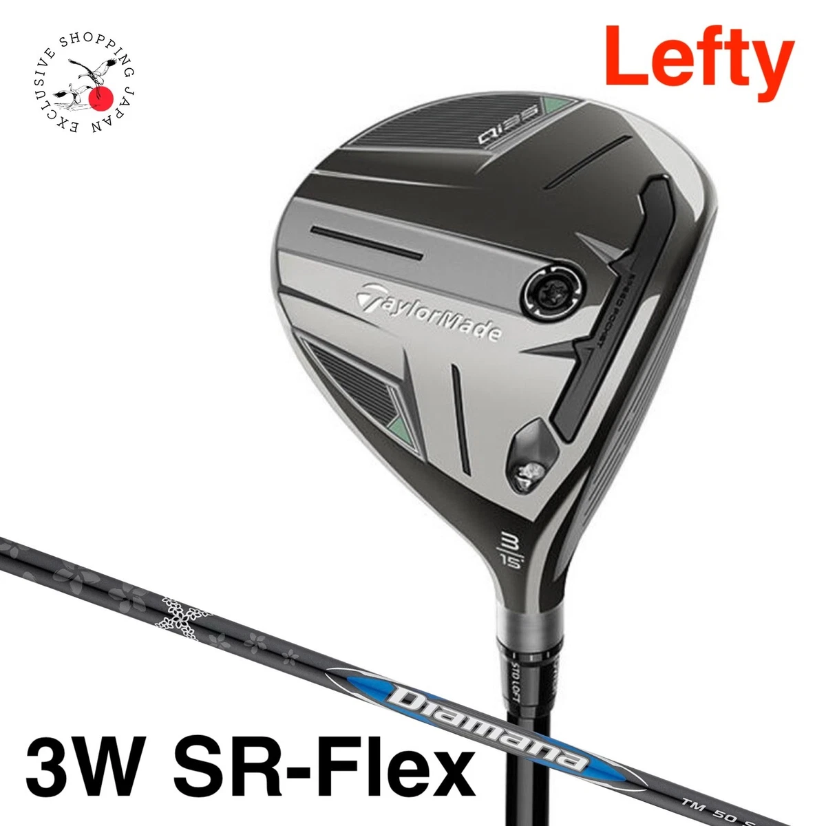 TaylorMade 3 号木杆左手高尔夫球杆| eBay