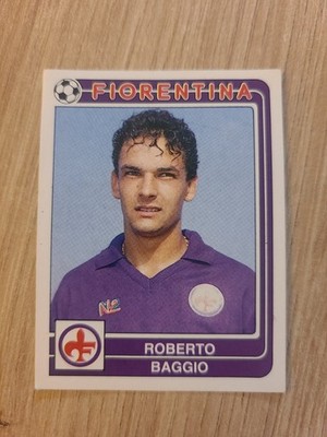 Sticker Vallardi Calcio 89 – Roberto Baggio Fiorentina #137 – Neuf, Jamais Collé