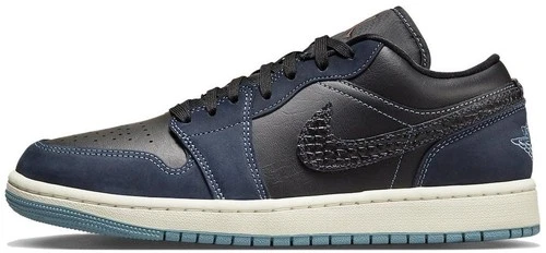 Jordan 1 SE Low Black Dark Obsidian W