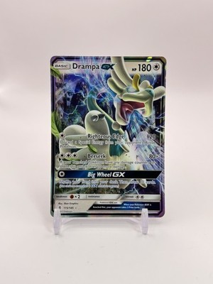 drampa gx pokemon card value - 115/145 RarityUltra Rare Hit Points180 HP Colorless Righteous Edge (20) Discard a Special Energy from your opponents Active Pokmon Drampa GX 115/145 SM -