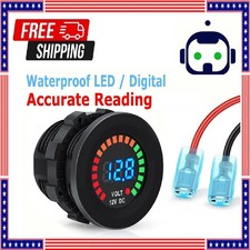 Waterproof CAR Battery Meter DC 12V Voltmeter LED Digital Display Voltage Gauge