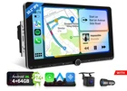 10.1" Android 14 Car Stereo Wireless Apple CarPlay Radio Bluetooth 5.4 GPS 2 DIN