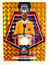 2023 Panini Mosaic Jerry Rice YELLOW Prizm Card #271 Hall of Fame 49ers Legend!