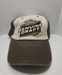MILLER GENUINE DRAFT BIO DOMES HEAD GEAR STRAP BACK CAP HAT EXCELLENT UNWORN