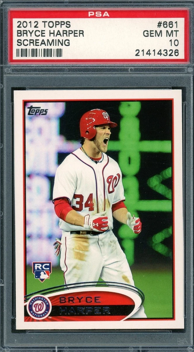 Bryce Harper Professional Sports Authenticator (PSA) Baseball