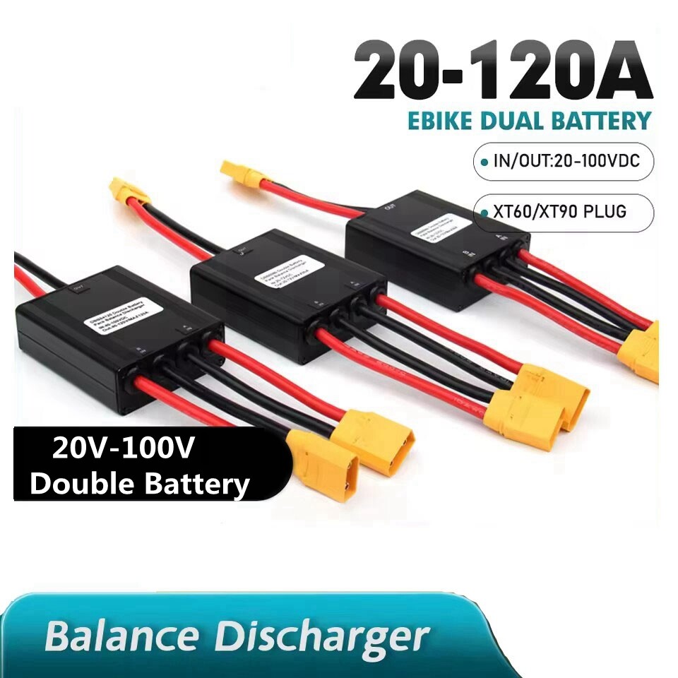 Converter Ebike Dual Battery Parallel Connector Dual Battery Pack