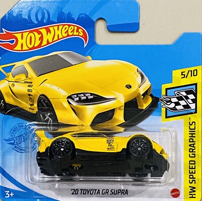 Hot Wheels '20 Toyota GR Supra Yellow 2021 New Release Q Box
