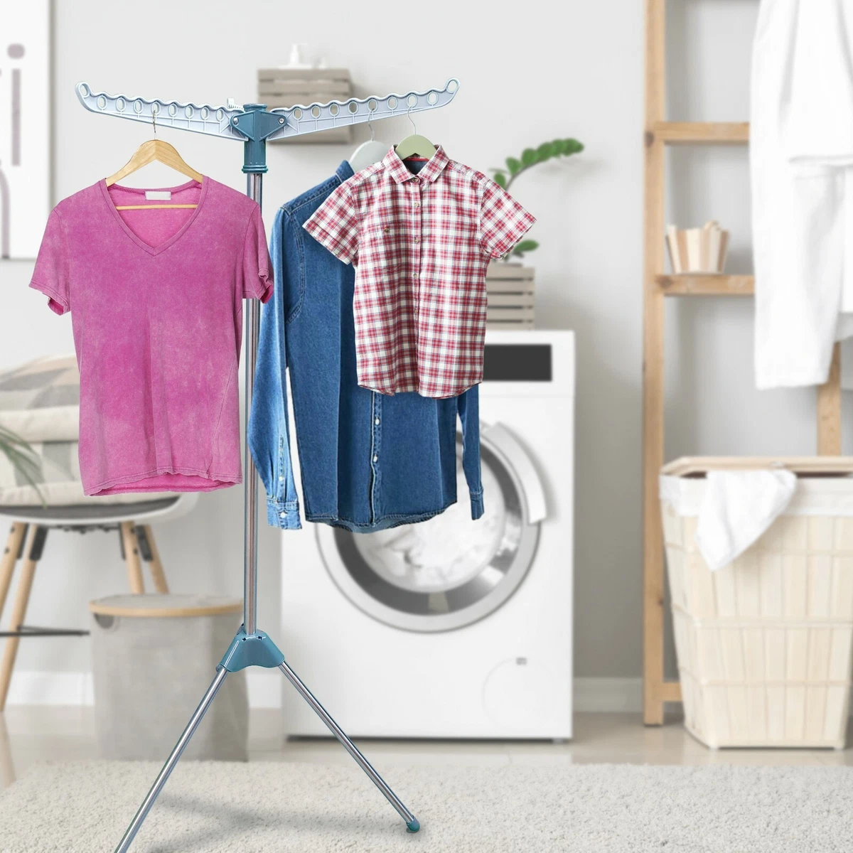 This drying rack for clothes makes laundry day easier