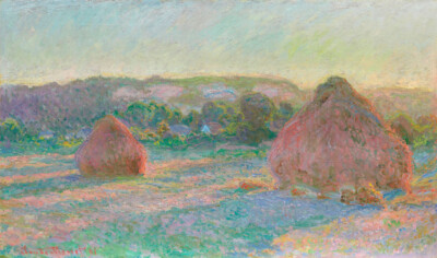 Weizenstapel, Ende des Sommers (1890 1891) von Claude Monet..jpg
