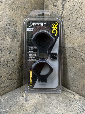 Browning Integrated Scope Mount System 12537 for X-Bolt 34mm Diam Low Height