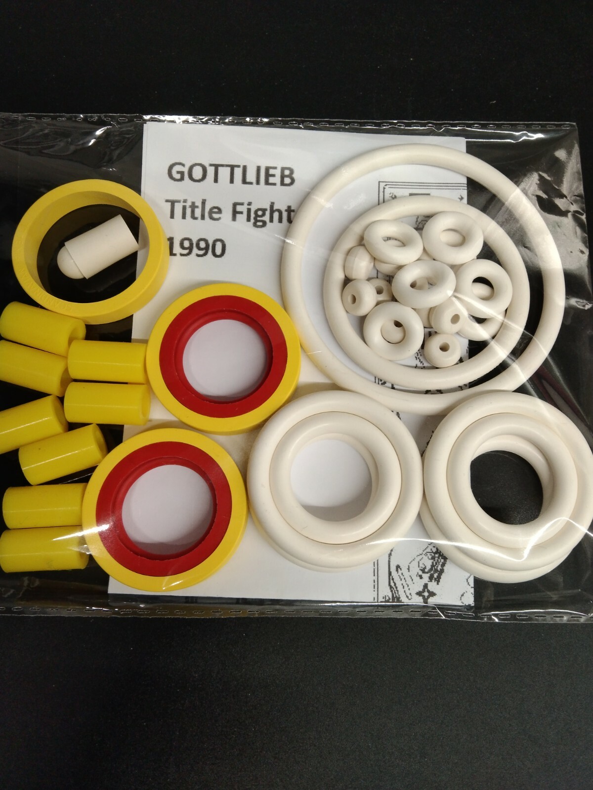Elastiques flipper Gottlieb Title Fight 1990 de qualité supérieure durable