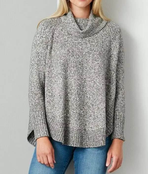 Leo and nicole poncho clearance pullover