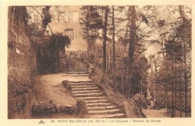 MONT Ste-ODILE - The Convent - Chemin de Ronde