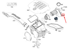 MERCEDES-BENZ GLB X247 Reinluftleitung A6540907701 NEU ORIGINAL