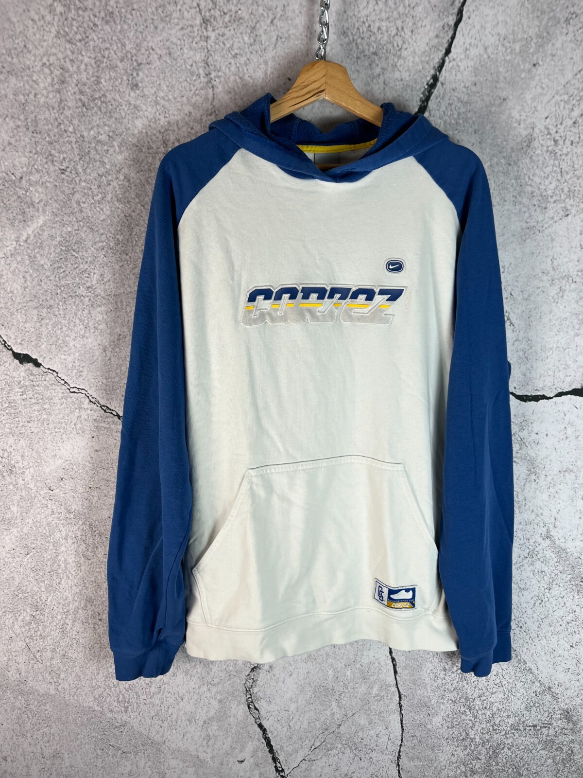 Hoodie Nike Cortez 72 Swoosh Vintage Big Central Logo Rare 00s Drip-image