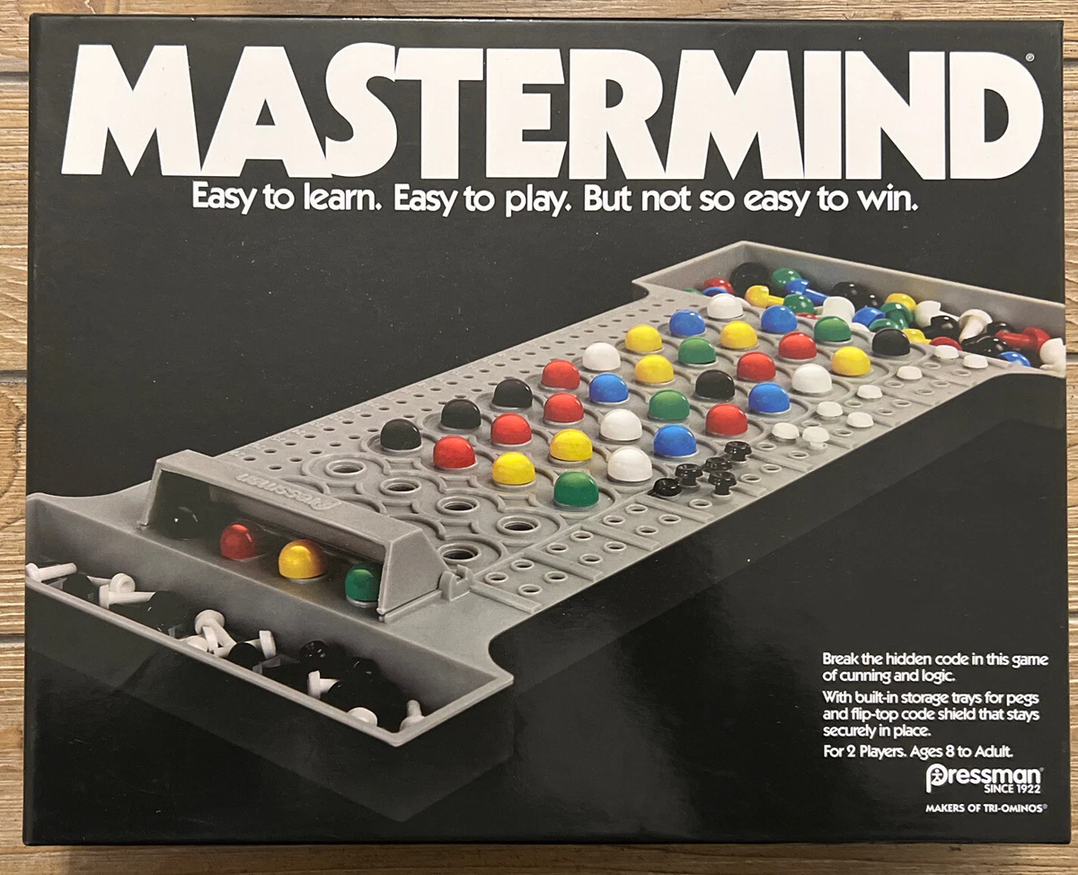 Mastermind Code Solving Logic Board Game by Pressman New Sealed