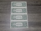 UNCUT SHEET OF (4) - U.S. $1 ONE DOLLAR BILLS GEM UNC MAKES A NICE GIFT #369. — photo 2