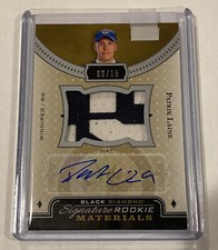 16-17 UD Black Diamond Signature Rookie Materials Patrik Laine Auto /15 + Bonus!