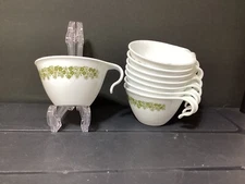 Set of 4 CORNING CORELLE SPRING BLOSSOM Hook Handle Cups (J25)