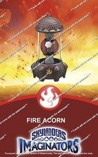 Skylanders Imaginators Fire Acorn Creation Crystal NFC Card FACTORY RESET