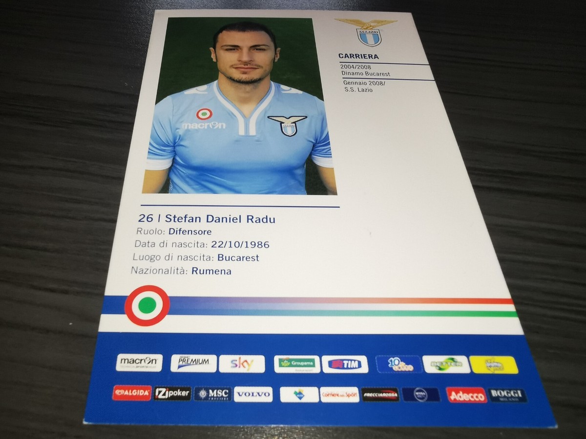 SS Lazio Radu 26 120周年　ユニフォーム　サインカードおまけ SS Lazio Radu 26 120周年 ユニフォーム サインカードおまけ $_