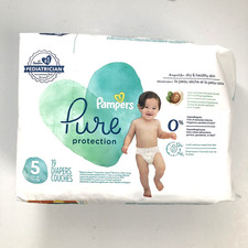 Pampers Pure Protection Hypoallergenic Diapers Size 5 Pack of 19