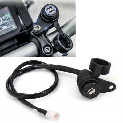 Dual USB Charging Port Socket Power Outlet For MT07 / XSR700 / Tracer / Tenere