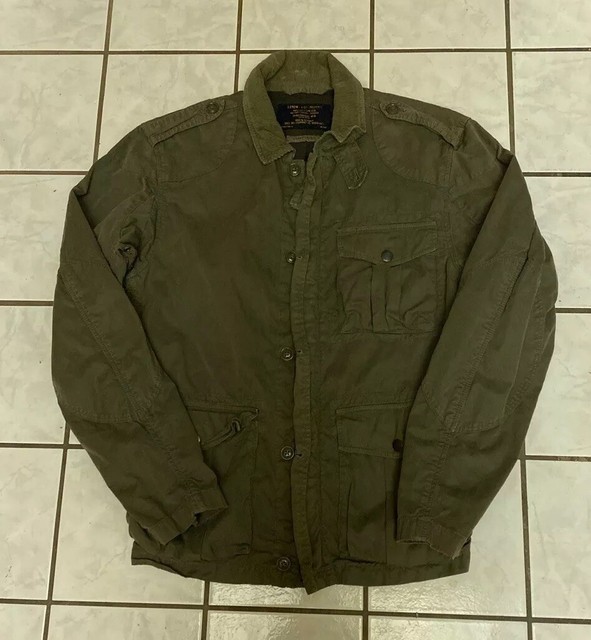 J.Crew Military Cadet Field Jacket A/22 Army Green Type G38 AA0234 Mens