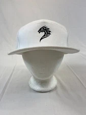 Decky Tribal Dragon Baseball Cap Snapback Hat White OSFM Adjustable Casual Wear
