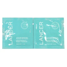 Lancer Soothing Serum With Rosemary + Zen Peptides Packet Sample .06 oz Lot of 2