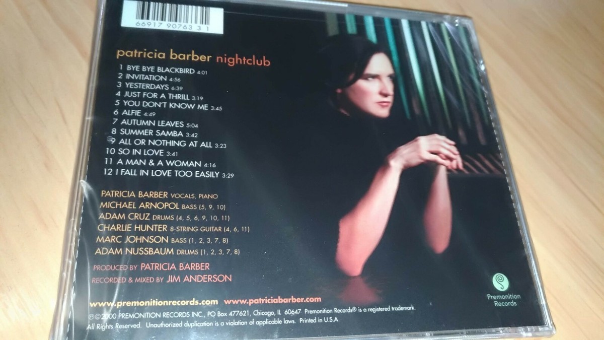パトリシア・バーバー　『ナイトクラブ』　限定版24Kゴールド・リマスターＣＤ パトリシア・バーバー 『ナイトクラブ』 限定版24Kゴールド・リ