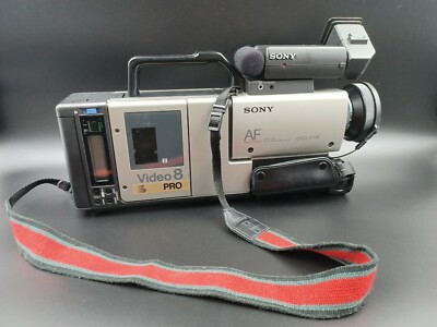 UNTESTED Sony CCD-V110 Video 8 Pro Video Camera Recorder -  Black