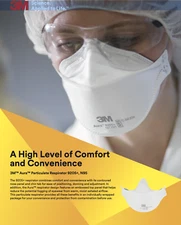 3M™ N95 Aura™ 9205+ | 20 Masks | NIOSH Approved Particulate Respirator Masks