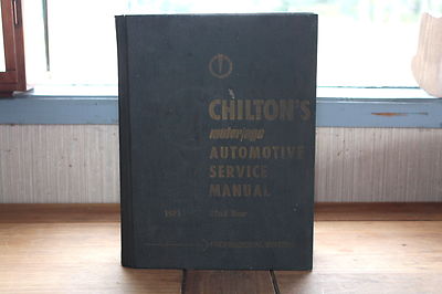 Chilton's Motor/Age Auto Service Car Manual 1971 Professional Ed w/ Vega/ Pinto